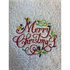 Christmas Guest Towel Merry Christmas